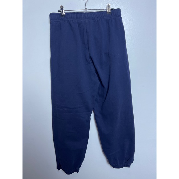 Kut from the Kloth KUT/SO Navy Blue Cozy Fleece Boyfriend Fit Sweatpants L Loung - Picture 5 of 9